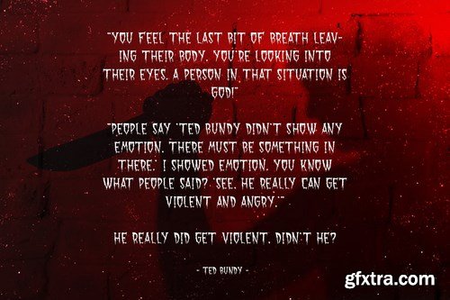 Bloody Mary - Bloody Thriller Typeface