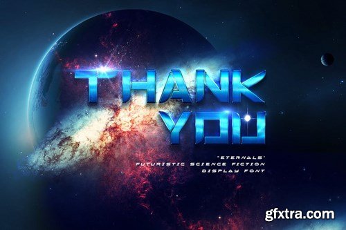 Eternals - Futuristic Space Display Typeface