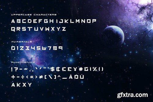 Eternals - Futuristic Space Display Typeface