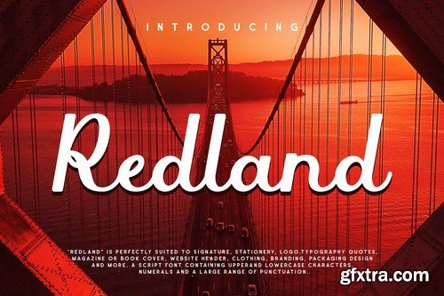 Redland - Bold Script Font