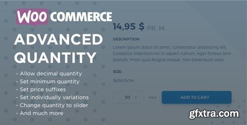 CodeCanyon - WooCommerce Advanced Quantity v2.4.5 - 11861326