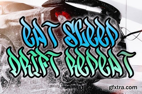 Swerds Caps - Graffiti Style Typeface