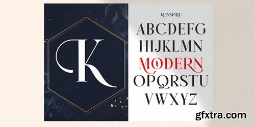 Konseric Luxury Serif Font