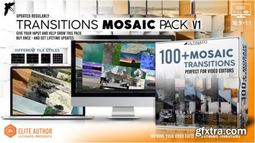 VideoHive Transitions Mosiac Pack - Toolkit 24485707