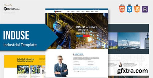 ThemeForest - INDUSE v1.0 - Industrial Services HTML Template - 24642530