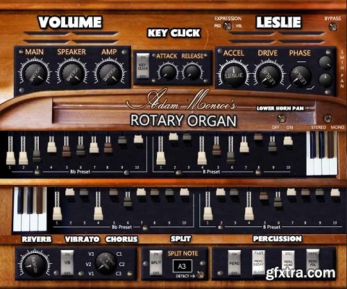 Adam Monroe Music Rotary Organ v1.3 VST AAX WIN-DECiBEL