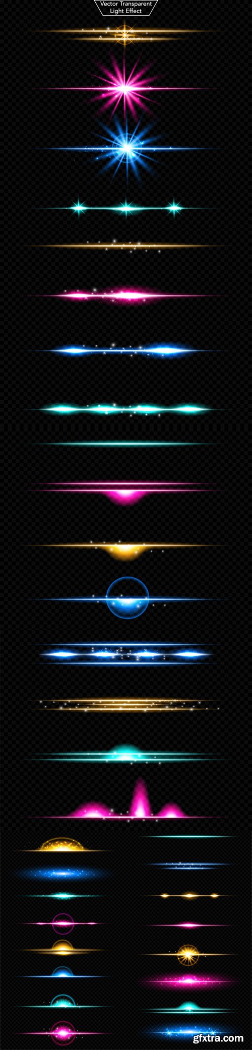 Vector Transparent - 32 Light Effects