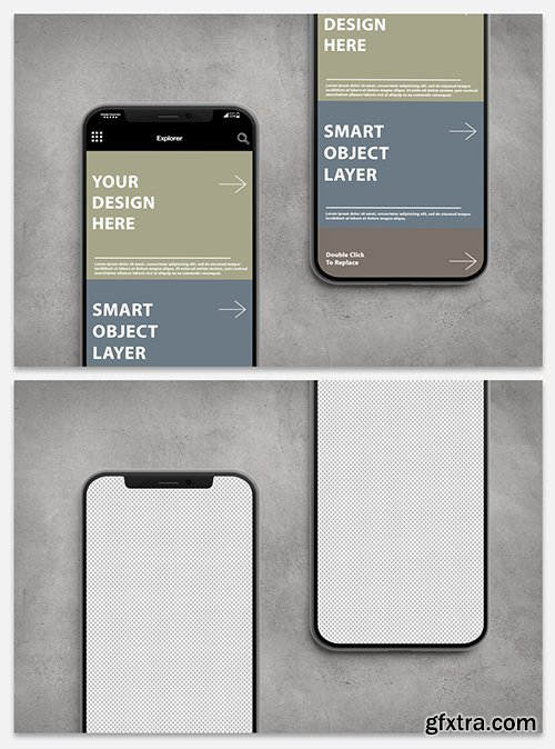 Split View Smartphone Mockup 285507014