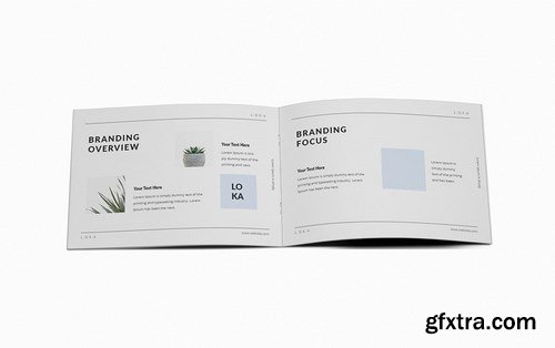 Company Branding A5 Brochure Template