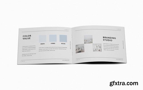 Company Branding A5 Brochure Template