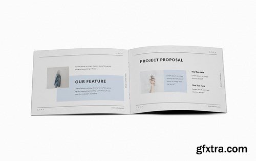 Company Branding A5 Brochure Template