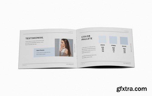 Company Branding A5 Brochure Template