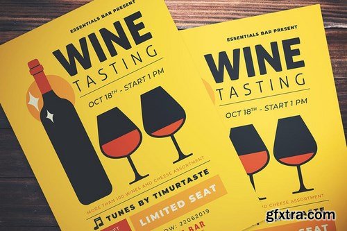 Wine Tasting Event Flyer