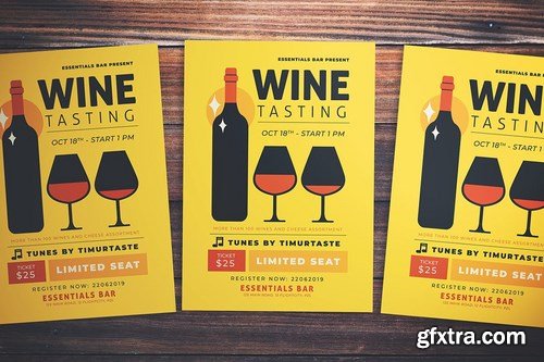 Wine Tasting Event Flyer