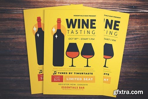 Wine Tasting Event Flyer