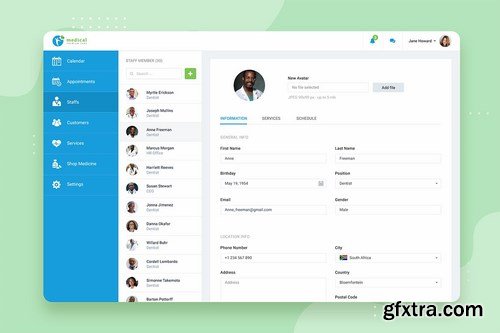 CRM booking Web-based UI Kit