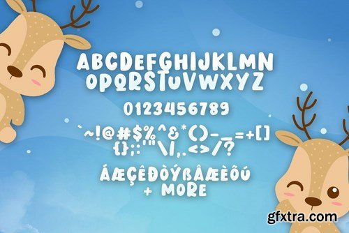 CM - Dasher Deer Font 4142768