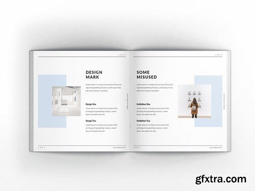 Company Branding Square Brochure Template