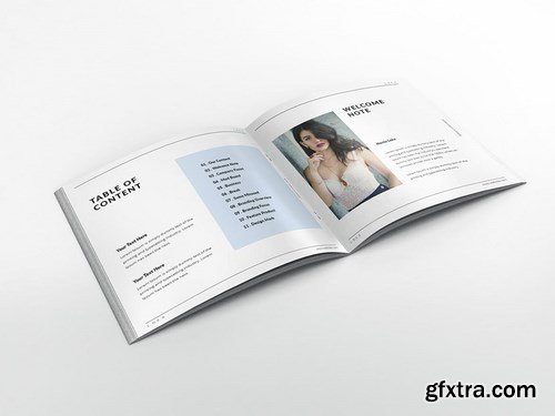 Company Branding Square Brochure Template