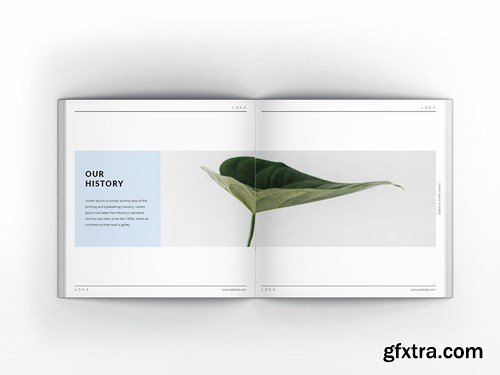 Company Branding Square Brochure Template