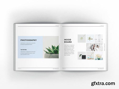 Company Branding Square Brochure Template