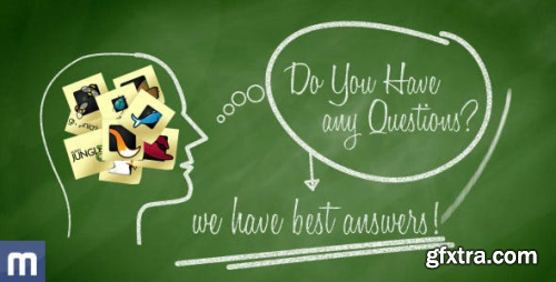 VideoHive Question Mark In Brain - Short Promo 6767557