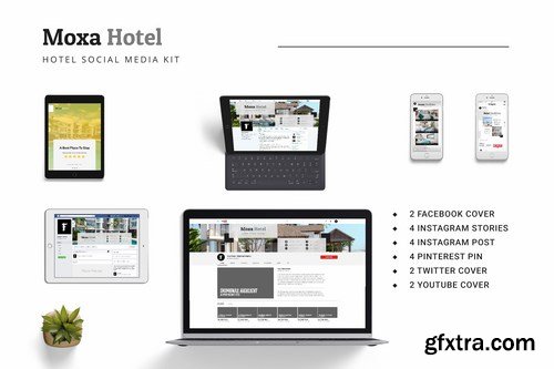 Moxa Hotel Social Media Kit