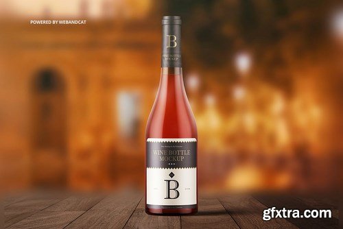 Wine Bottle Mock-up 2