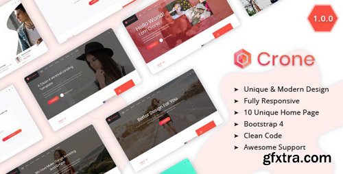 ThemeForest - Crone v1.0.0 - Creative Multipurpose Landing Page Template - 23331183