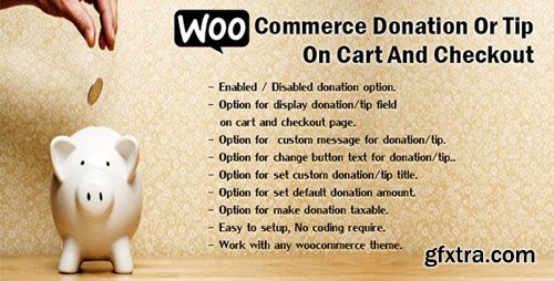 CodeCanyon - WooCommerce Donation Or Tip On Cart And Checkout v1.6 - 11758809