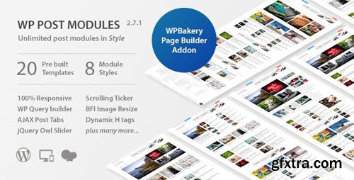 CodeCanyon - WP Post Modules for NewsPaper and Magazine Layouts v2.7.1 - 20142309