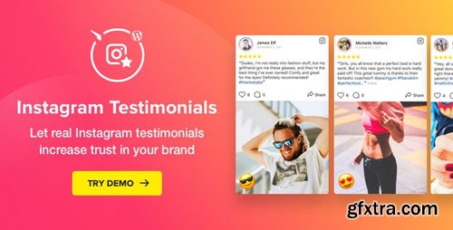 CodeCanyon - Instagram Testimonials Plugin for WordPress v1.3.1 - 21382477