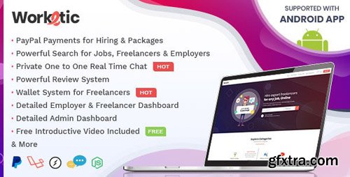 CodeCanyon - Worketic v1.1 - Marketplace for Freelancers - 23712284