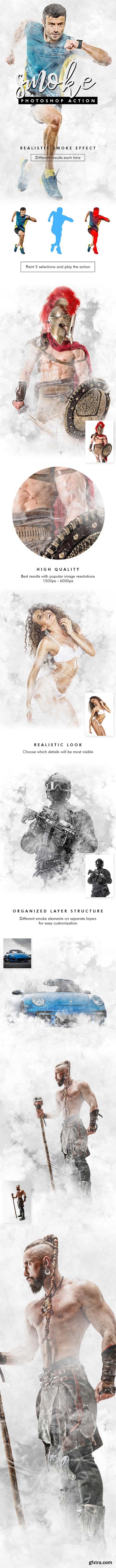 GraphicRiver - Smoke Photoshop Action 24630509