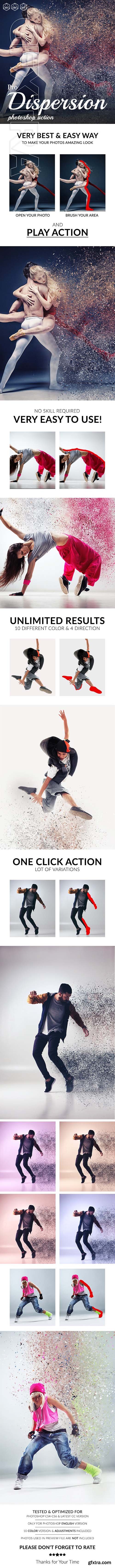 GraphicRiver - Pro Dispersion Photoshop Action 24634349