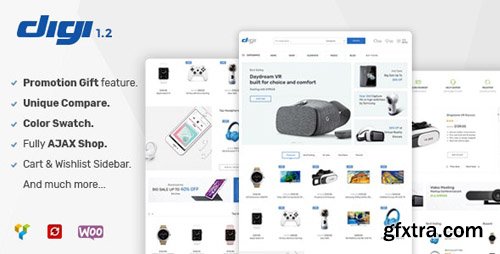 ThemeForest - Digi v1.4.7 - Electronics Store WooCommerce Theme - 20289750