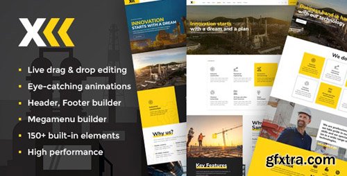 ThemeForest - Samatex v1.4 - Industrial WordPress Theme + Woocommerce - 23297127