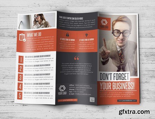 Trifold Brochure Mockup