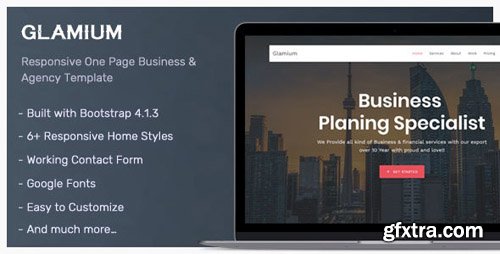 ThemeForest - Glamium v1.0 - Responsive Multipurpose HTML5 Template - 22740478