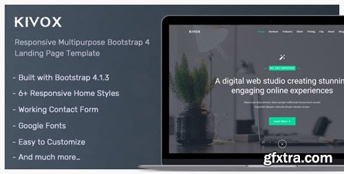 ThemeForest - Kivox v1.0.0 - Responsive Landing Page Template - 22397096