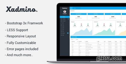 ThemeForest - Xadmino v1.0 - Responsive Admin Template - 18560938