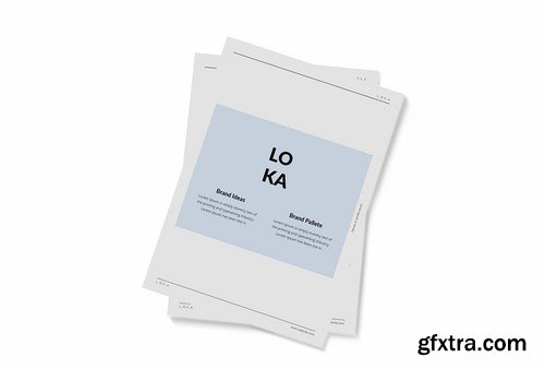 Company Branding A4 Brochure Template