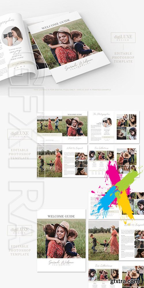 CreativeMarket - Photography Welcome Magazine 3739319