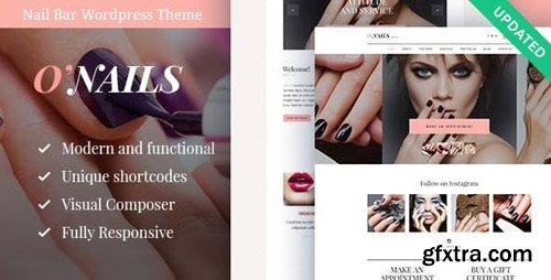 ThemeForest - O'Nails v1.4.1 - Nail Bar & Beauty Salon Wellness WordPress Theme - 15469275