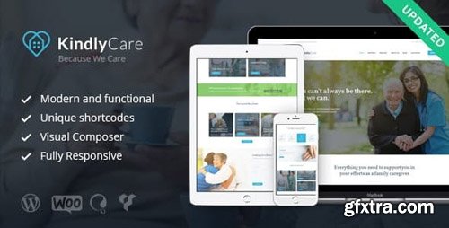 ThemeForest - KindlyCare v1.6.1 - Senior Care & Medical WordPress Theme - 15406898