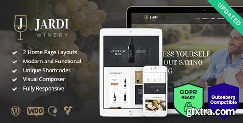 ThemeForest - Jardi v1.7.1 - Winery, Vineyard & Wine Shop WordPress Theme - 16390279