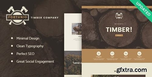 ThemeForest - Fortunio v1.2.1 - Timber / Forestry / Wood Manufacture WordPress Theme - 17139960