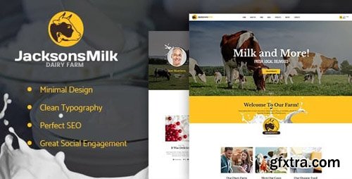 ThemeForest - Dairy Farm v1.1.1 - Eco Milk Products WordPress Theme - 19653671