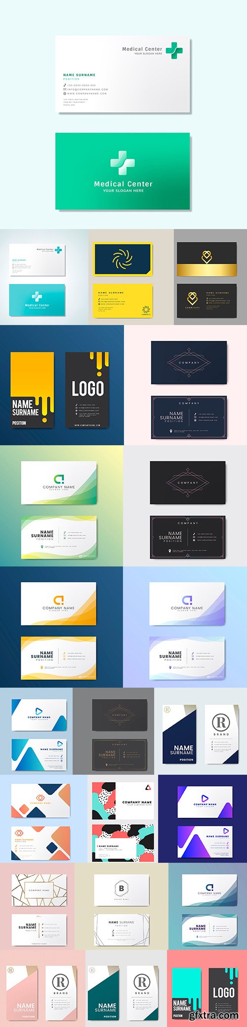 Business Card Set - 22 EPS Template