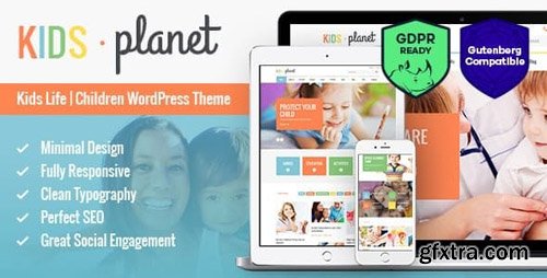 ThemeForest - Kids Planet v2.2.2 - A Multipurpose Children WordPress Theme for Kindergarten and Playgroup - 12671347